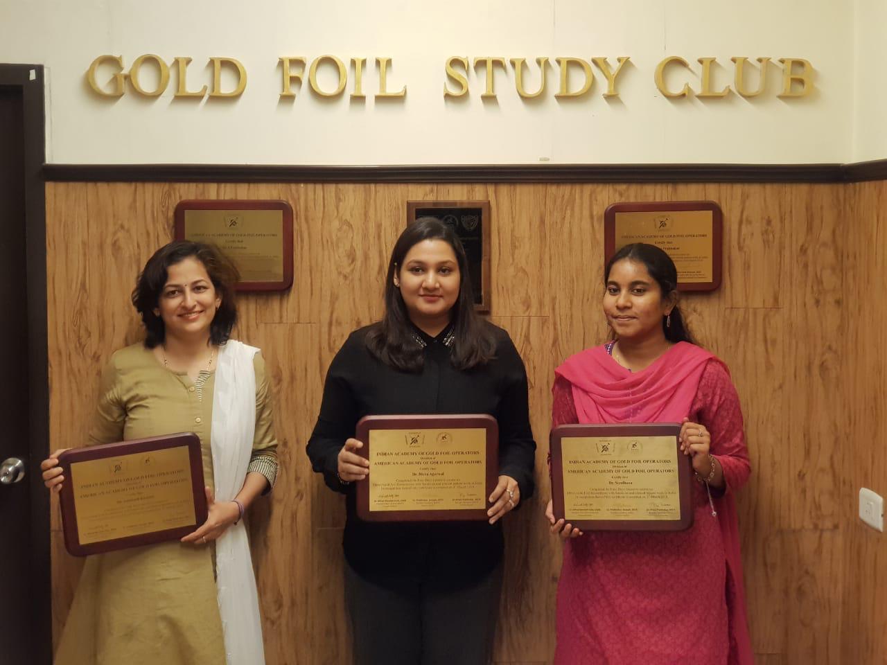 Gold Foil Study Club Excellence